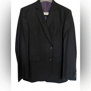 Jack Victor Prossimo Navy Pinstripe Wool Blazer – Size 42R (Made in Canada)